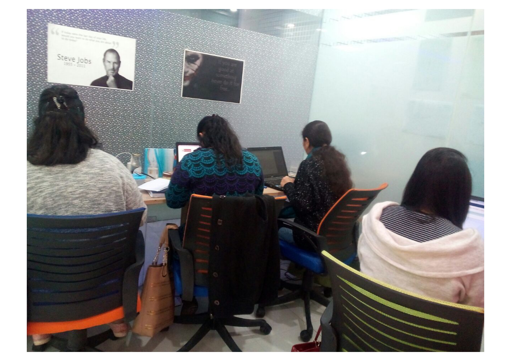 Students at computer lab